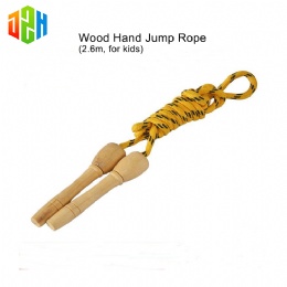 skipping rope wooden handle nylon rope