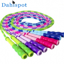 soft beaded segment skipping rope for kids