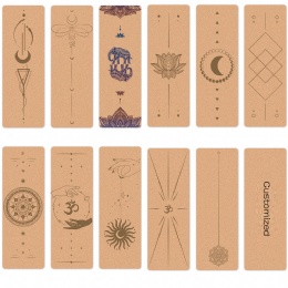 Eco Friendly Cork Yoga Mat Logo Laser Printing Customized